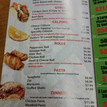 Gusto's Pizza - Pizza Near Me - Delmar, New York