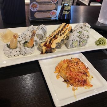 Sushi Alive - Mexican - Temp Salmon Roll - California Roll - Volcano Topping - Sushi Bars Near Me - Tampa, Florida