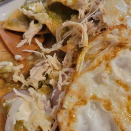 Chicken chilaquiles Chicken chilaquiles