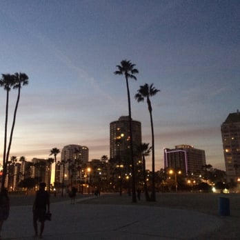 Alamitos Beach - View of the historic buildings from the sand. I  LB :) - Beaches Near Me - Long Beach, California