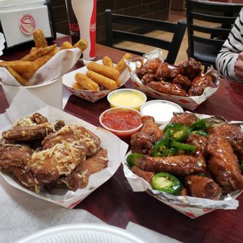 SoCal Wings - Garlic parmesan, house special, honey bbq with mozzarella sticks and fried zucchini - Chicken Wings Near Me - Westminster, California SoCal Wings - Garlic parmesan, house special, honey bbq with mozzarella sticks and fried zucchini - Chicken Wings Near Me - Westminster, California