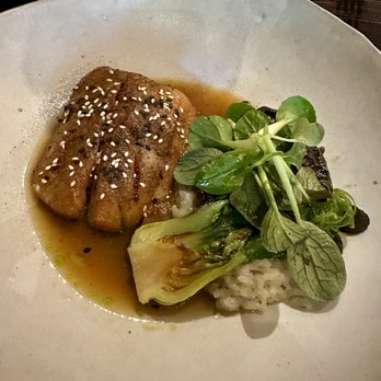 Solbar - Black cod. AMAZING - New American Near Me - Calistoga, California Solbar - Black cod. AMAZING - New American Near Me - Calistoga, California