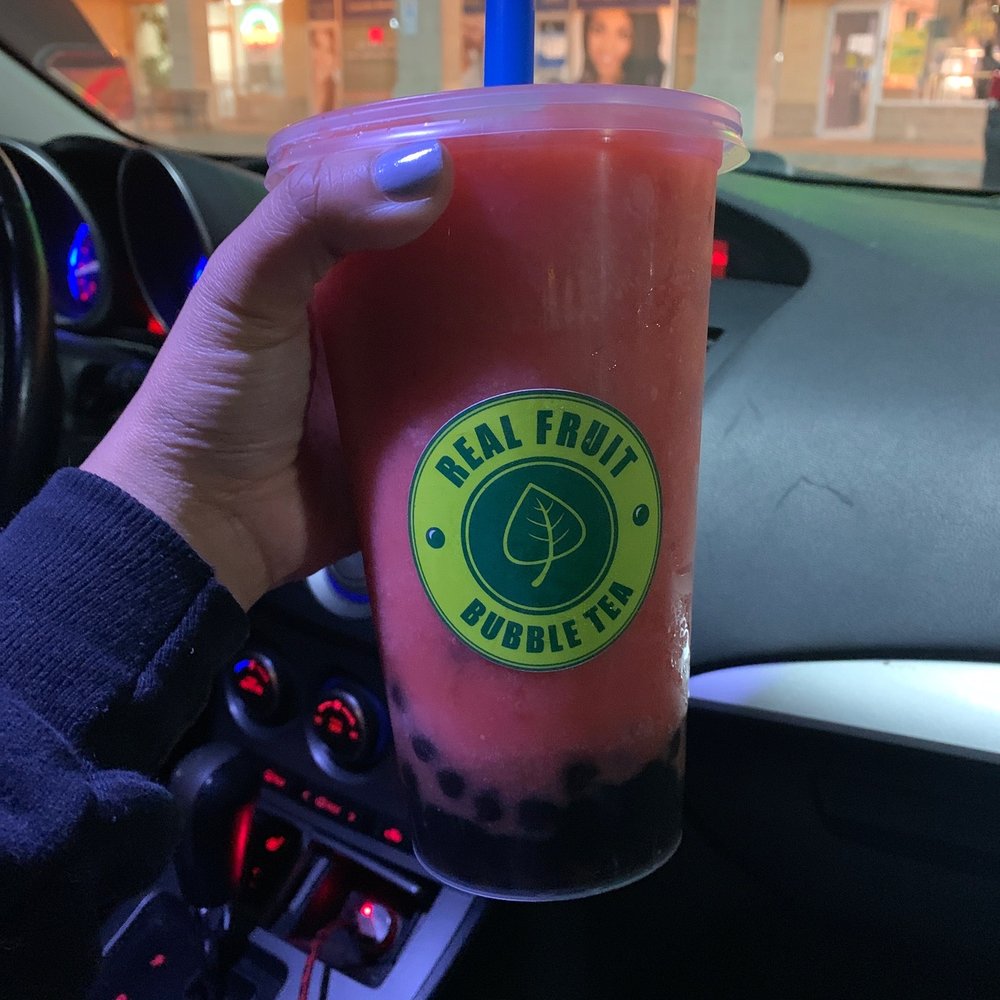 Strawberry Slush with tapioca Strawberry Slush with tapioca