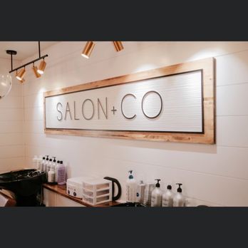 Salon Plus Co - Sign behind the desk - Hair Salons Near Me - Osceola, Wisconsin Salon Plus Co - Sign behind the desk - Hair Salons Near Me - Osceola, Wisconsin