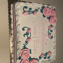 My daughter's baby shower cake from Mills Bakery. Beautiful & Delicious!! My daughter's baby shower cake from Mills Bakery. Beautiful & Delicious!!
