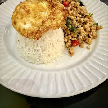 Thai Garlic & Sushi - Pad Kra Pao - Thai Near Me - Houston, Texas Thai Garlic & Sushi - Pad Kra Pao - Thai Near Me - Houston, Texas