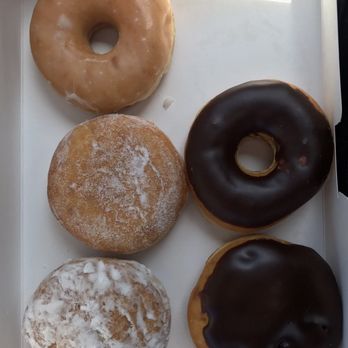 Dunkin' - A box of 6 donuts (I already ate one before the picture) - Donuts Near Me - Walnut Creek, California Dunkin' - A box of 6 donuts (I already ate one before the picture) - Donuts Near Me - Walnut Creek, California