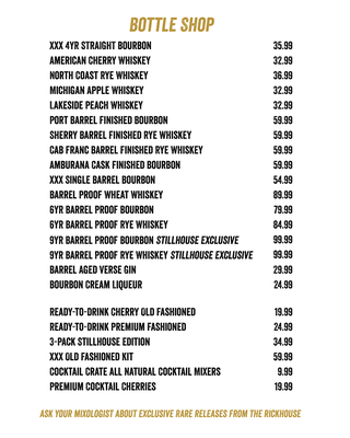 Menu photo 2 Traverse City Whiskey Traverse City, MI