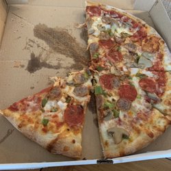 Anthony's Pizzeria and Ice Cream Parlor - Brooklyn Pizza without olives.