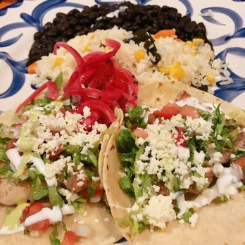 Santa Catarina - Fish tacos dinner plate - Mexican Near Me - Cedar Park, Texas