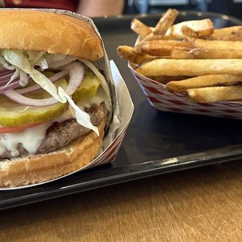 The Brave Burger - Cheeseburger and fries - Burgers Near Me - Ocoee, Florida