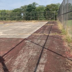 Pierson Park - Old weed infested tennis courts