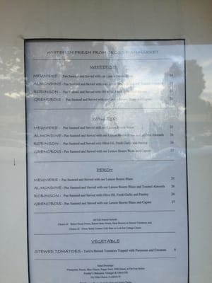 Menu photo 2 Terry's Place Charlevoix, MI