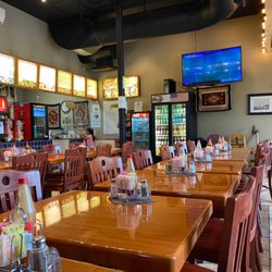 Mediterranean Cuisine - Plenty of seating.
