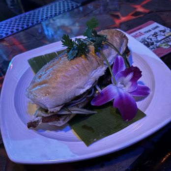 Tiki Tom’s - Pork belly banh mi - Tiki Bars Near Me - Walnut Creek, California