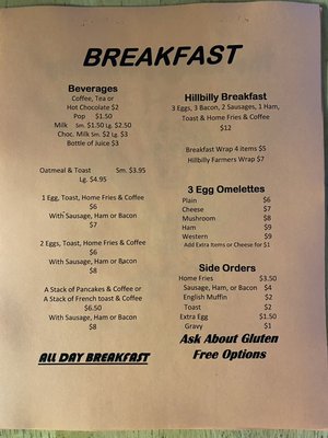 Menu photo 6 The Hungry Hillbilly Brigden, ON