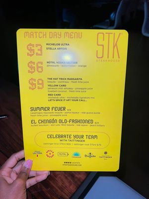 Menu photo 2 STK Steakhouse Oak Brook, IL Menu photo 2 STK Steakhouse Oak Brook, IL