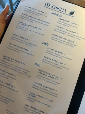 Menu photo 1 Conchiglia Key West, FL