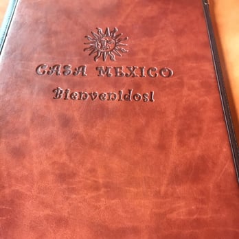 Casa Mexico - Menu cover - Mexican Near Me - Kalispell, Montana