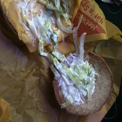 McDonald's - Proof of the McChicken with no chicken