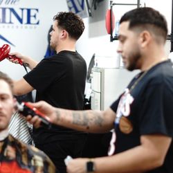 Top of the Line Barbershop - Barbers always focused