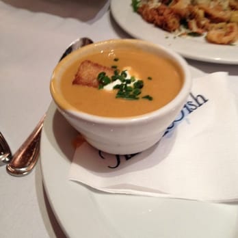 Atlantic Fish - lobster bisque- as good as any I've ever had. - Seafood Near Me - Boston, Massachusetts Atlantic Fish - lobster bisque- as good as any I've ever had. - Seafood Near Me - Boston, Massachusetts