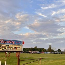 Starlite Drive-In Theater - Front entrance on 4th of July weekend 2025