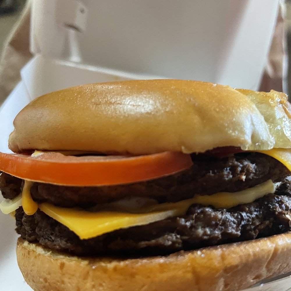 Jack in the Box - Ultimate cheeseburger, cheese not melted - Fast Food Near Me - Reno, Nevada Jack in the Box - Ultimate cheeseburger, cheese not melted - Fast Food Near Me - Reno, Nevada