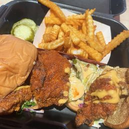 Dave's #Dave's #1 2 Tenders w/ Fries (Extra Hot)
