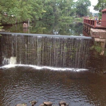 Millwright's - The waterfall... - New American Near Me - Simsbury, Connecticut
