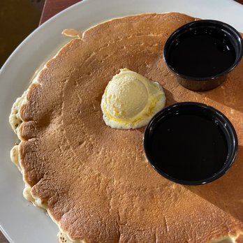 Corky's Kitchen & Bakery - This is a side of pancake...it's humongous...4 people could share this (well maybe 2). - Bakeries Near Me - Eastvale, California Corky's Kitchen & Bakery - This is a side of pancake...it's humongous...4 people could share this (well maybe 2). - Bakeries Near Me - Eastvale, California