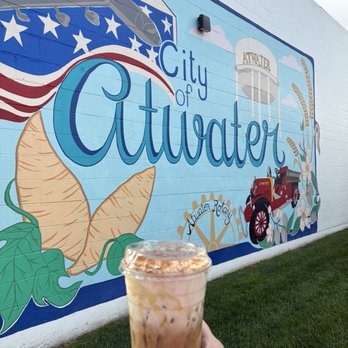 Copper Wings Cafe - Brown sugar shaken espresso with vanilla cold foam - Coffee & Tea Near Me - Atwater, California