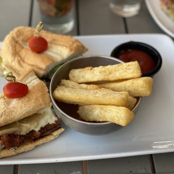 Mangoes - Grouper sandwich and yucca fries - Seafood Near Me - Key West, Florida