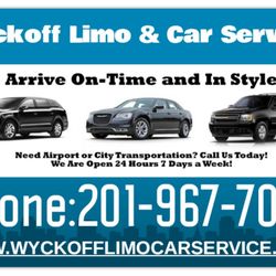 Wyckoff Limo & Car Service - We Are Open 24 Hrs 7 Days All Major Airports Tri-State Are,Cruise Terminals,New York City NY