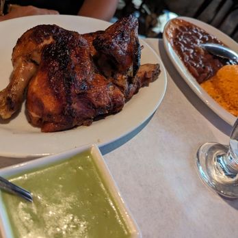 Pio Pio 8 - Juanita's chicken with green sauce, saffron rice and beans - Latin American Near Me - New York, New York