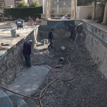 Platinum Pool Company - Demolition under way - Pool & Hot Tub Service Near Me