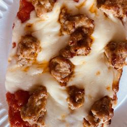 New York Squares - Slice of the Sausage which my wife ordered which was amazing!