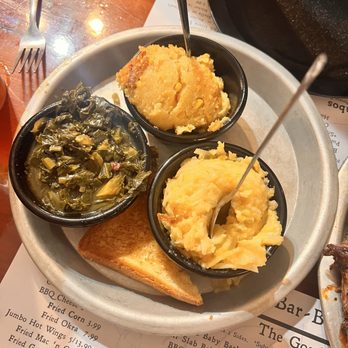 Shiver's BBQ - Collard Greens, Cornbread Souffl-, Cheesy Hashbrown Casserole - Barbeque Near Me - Homestead, Florida Shiver's BBQ - Collard Greens, Cornbread Souffl-, Cheesy Hashbrown Casserole - Barbeque Near Me - Homestead, Florida