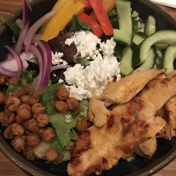 Nando's Peri-Peri - Feta avo chickpea salad with added chicken - South African Near Me - Fairfax, Virginia Nando's Peri-Peri - Feta avo chickpea salad with added chicken - South African Near Me - Fairfax, Virginia