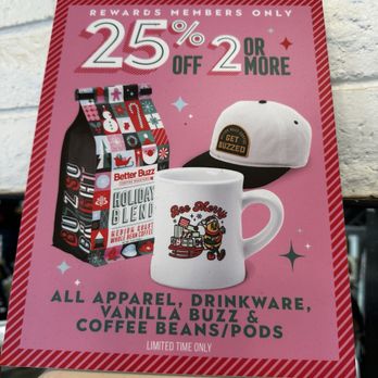 Better Buzz - Rewards special! - Coffee & Tea Near Me - San Diego, California Better Buzz - Rewards special! - Coffee & Tea Near Me - San Diego, California