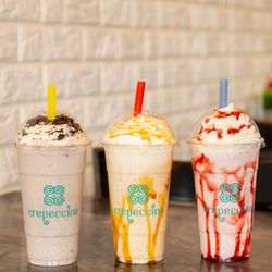 Crepeccino Café & Creperie - Milkshake options at Crepeccino Crepes & Coffee.
