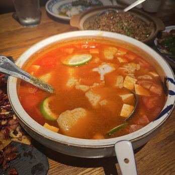 Szechuan Mountain House - Fish filet, tofu, & tomato braised in spicy & sour broth - Szechuan Near Me - New York, New York