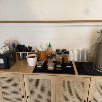 A Noodle Story - Condiment bar - Noodles Near Me - Temecula, California