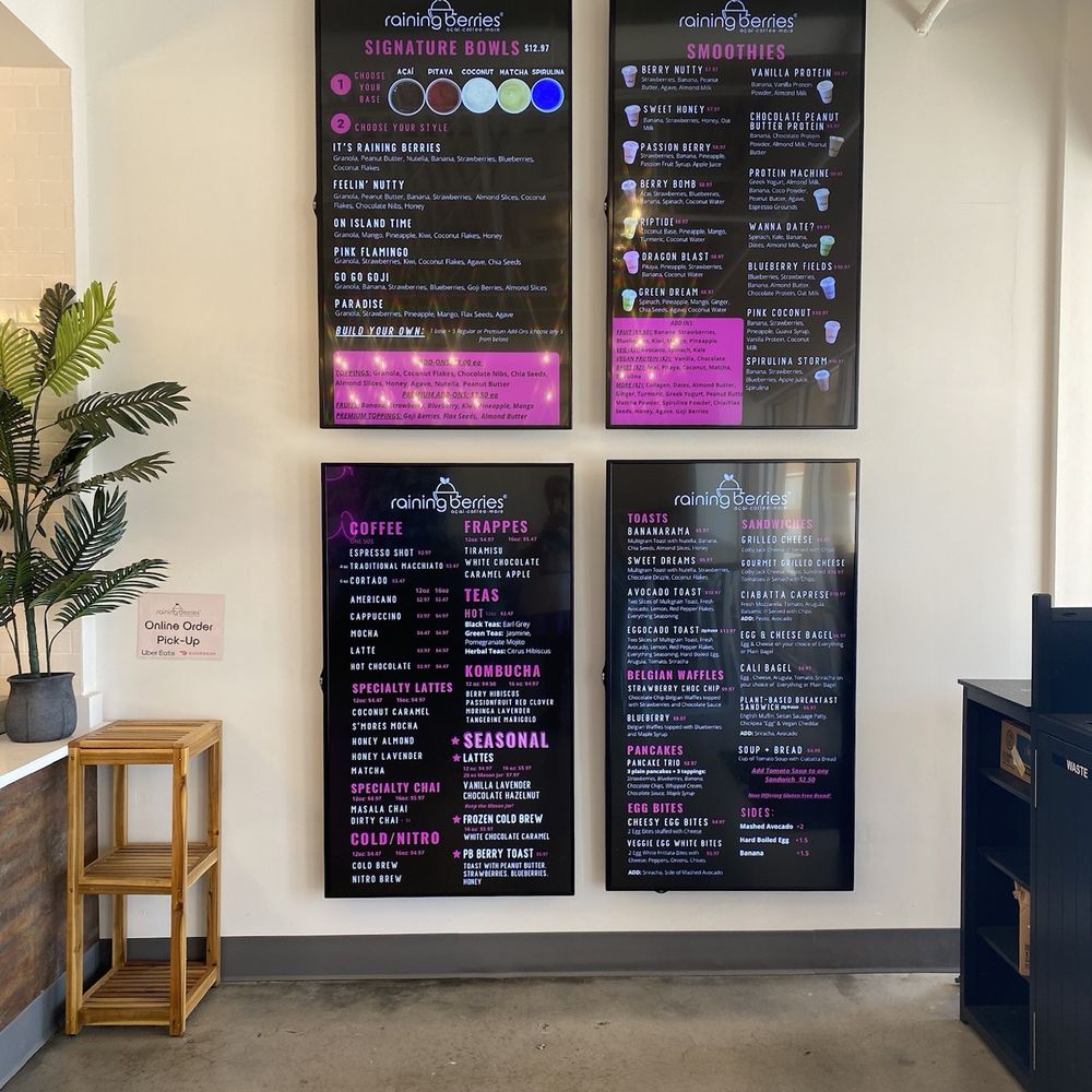Raining Berries - Menu - Coffee & Tea Near Me - Palm Harbor, Florida Raining Berries - Menu - Coffee & Tea Near Me - Palm Harbor, Florida