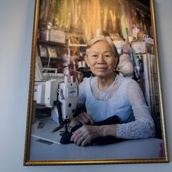 San Diego International Airport - SAN - Socheath a City Heights area, Cambodian seamstress highlighted in the Green Room