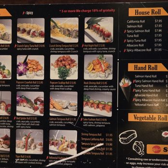 Sushi Yoko - Menu - Japanese Near Me - Gardena, California