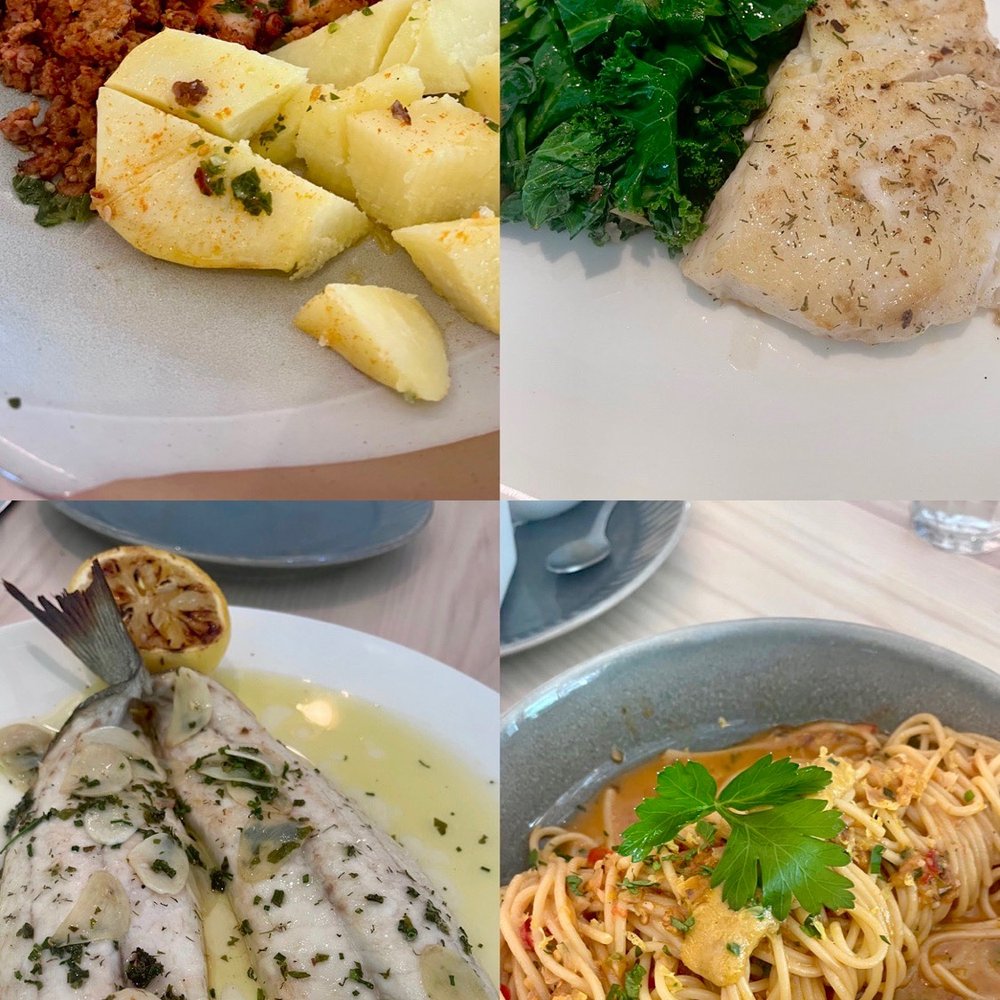 Graffiti Raw - Charred Octopus ($32) * Special Halibut (?) * Whole Roasted Branzino ($42) * Spaghetti Rustichella ($33) - Seafood Near Me - Houston, Texas Graffiti Raw - Charred Octopus ($32) * Special Halibut (?) * Whole Roasted Branzino ($42) * Spaghetti Rustichella ($33) - Seafood Near Me - Houston, Texas