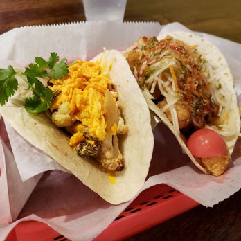 Tiki Taco - Sesame tofu and roasted cauliflower - Tacos Near Me - Washington, DC, District of Columbia Tiki Taco - Sesame tofu and roasted cauliflower - Tacos Near Me - Washington, DC, District of Columbia