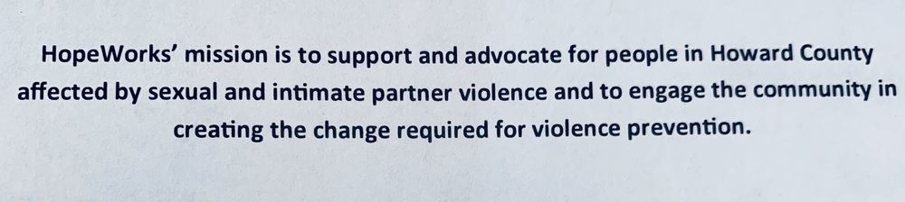 HopeWorks - social services organization in Columbia, MD