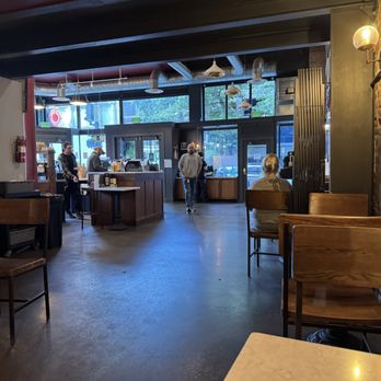 Cherry Street Coffee House - Coffee house from back tables - Coffee & Tea Near Me - Seattle, Washington Cherry Street Coffee House - Coffee house from back tables - Coffee & Tea Near Me - Seattle, Washington